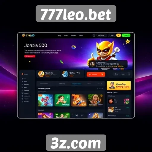 Interface e usabilidade do site 777leo.bet para jogadores