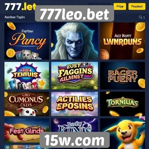 Principais jogos disponíveis no 777leo.bet