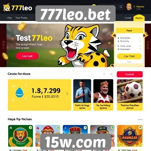 Navegabilidade e design do site 777leo.bet