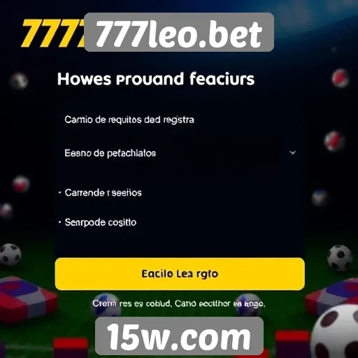 Requisitos de registro e conta no 777leo.bet